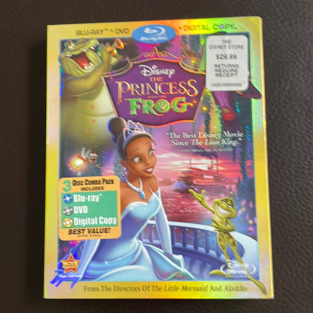 Disney’s the Princess and the frog three disc combo pack